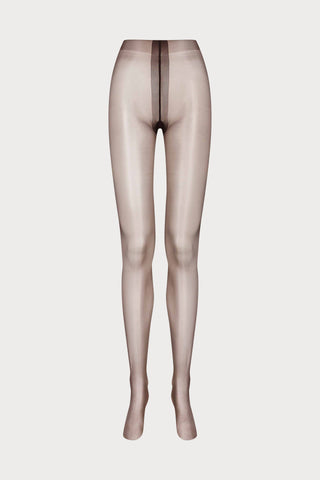 Maison Close Satin Tights Brown 10 Denier