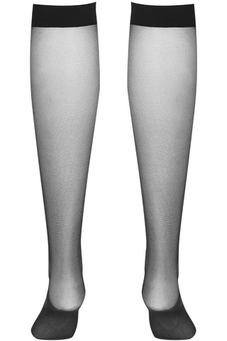Maison Close Sheer Black Knee-High Socks 20 Denier