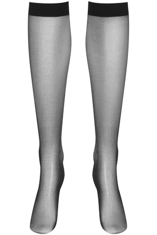 Maison Close Sheer Black Knee-High Socks 20 Denier