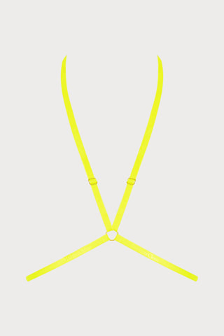 Maison Close Signature Harness Yellow - Naughty Knickers