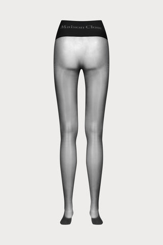 Maison Close Signature Seamless Tights Black 20 Denier