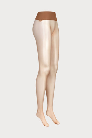 Maison Close Signature Seamless Tights Medium Brown 20 Denier