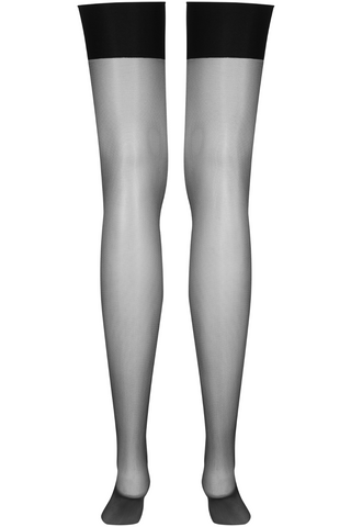 Maison Close Signature Stockings 6 Denier Black