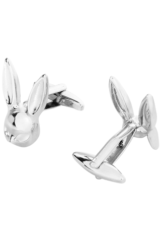 Silver Bunny Cufflinks