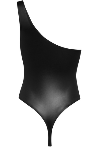 Maison Close Splash Black Asymetric Thong Swimsuit - Sexy Swimsuit