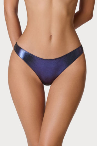 Maison Close Splash Blue Thong Bikini Bottom