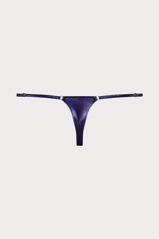 Maison Close Splash Blue Mini Thong Bikini Bottom - Naughty Knickers