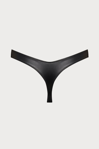 Maison Close Splash Black Thong Bikini Bottom - Naughty Knickers