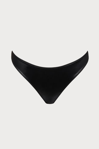 Maison Close Splash Black Thong Bikini Bottom - Naughty Knickers