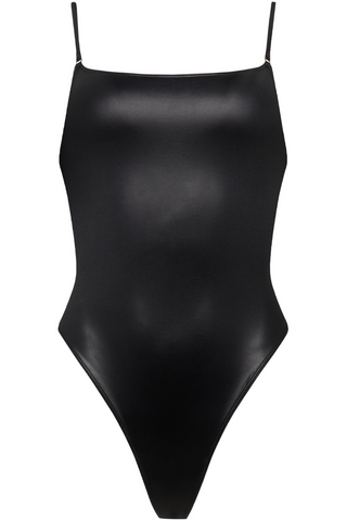 Maison Close Splash Black Thong Swimsuit - Luxury One Piece