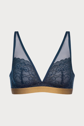 Poetry Posh Triangle Bra, Size XS