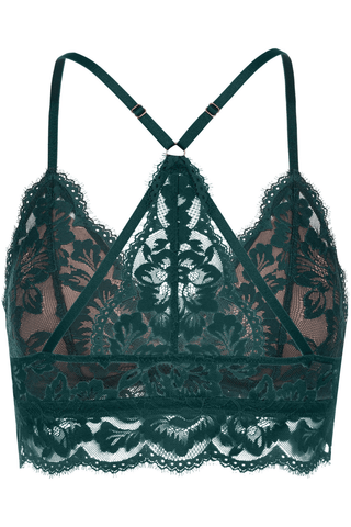 Mey Poetry Vogue Triangle Bra Green Leaves