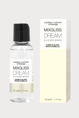 Silicone-Based Lubricant & Massage Fluid White Camelia 50ml
