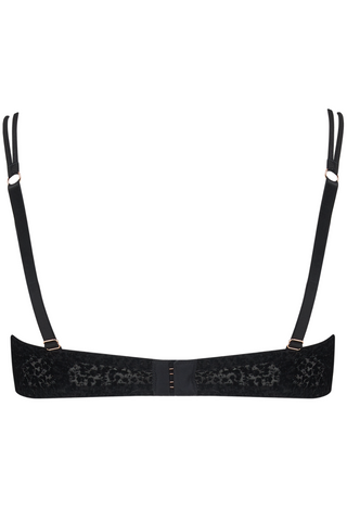 Muse by Coco de Mer Ava Balcony Bra Black