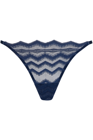 Muse by Coco de Mer Margot G String Navy