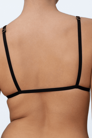 Muse by Coco de Mer Margot Triangle Bra Black