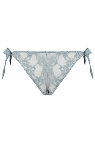 Muse by Coco de Mer Viola Tie Side Brief Pale Blue