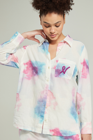 Nudea Organic Cotton The Midi Shirt Watercolour