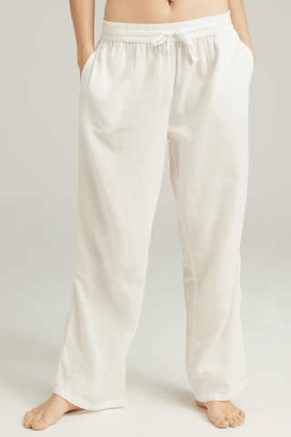 Nudea Organic Cotton PJ Trouser White