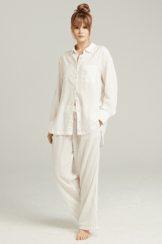 Nudea Organic Cotton PJ Trouser White