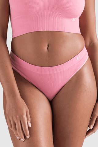 Nudea Tencel™ Seamless High Leg Brief Rose Pink