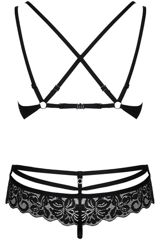 Obsessive 860 Bra & Thong Black