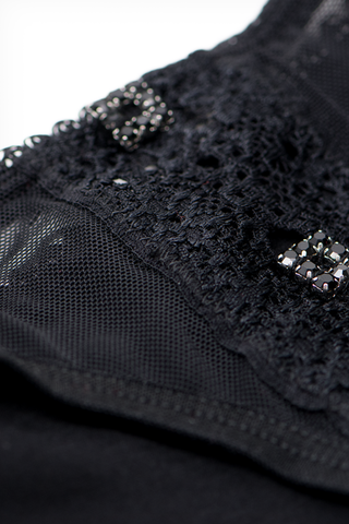 Obsessive 865 Black Bra & Thong - Sexy Black Lingerie