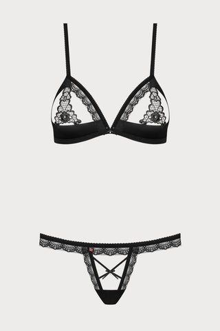 Obsessive 865 Black Bra & Thong