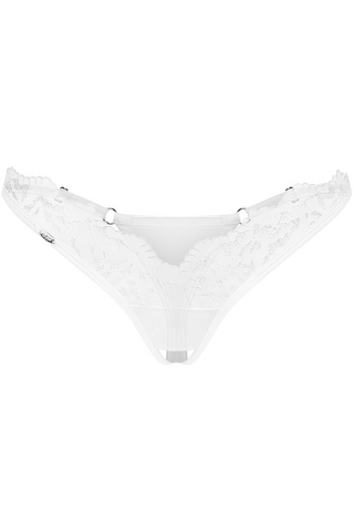 Obsessive Arrowel White Crotchless Thong