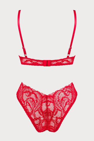 Obsessive Atenica Bra & Brief Red