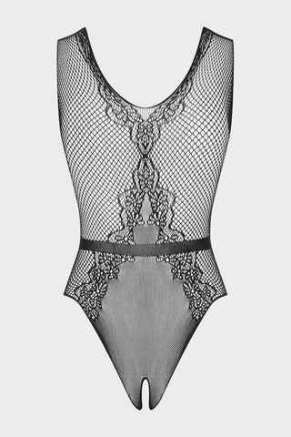 Obsessive B115 Black Crotchless Teddy