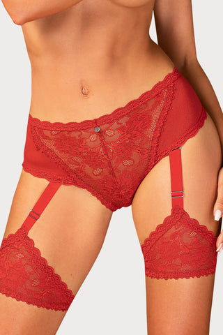 Obsessive Belovya Harness Brief Red