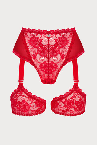 Obsessive Belovya Harness Brief Red