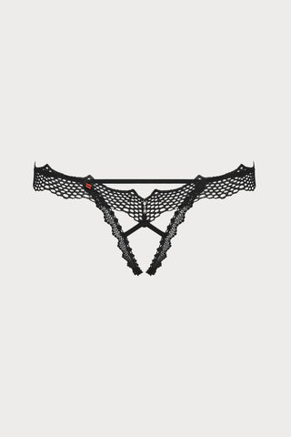 Bravelle Crotchless Thong