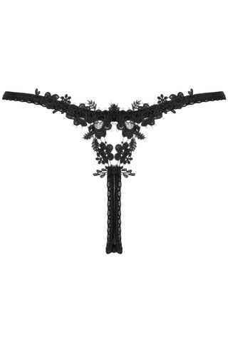 Obsessive Celia Noir Mini Thong - Naughty Knickers