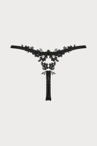Celia Noir Mini Thong