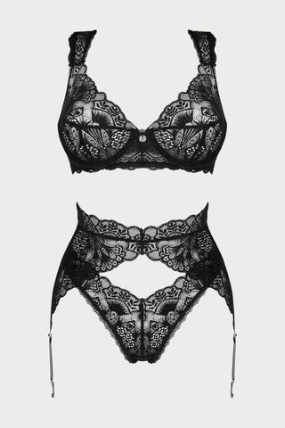 Obsessive Donna Dream 3 Piece Set Black