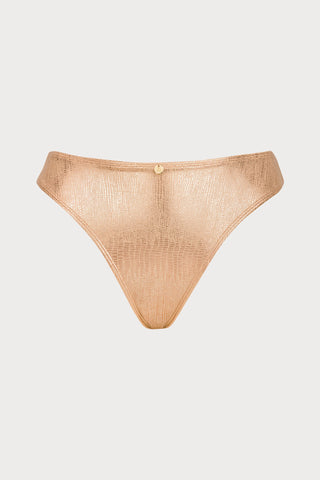 Obsessive Filipines Gold Bikini Bottom