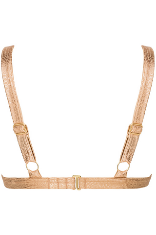 Obsessive Filipines Gold Triangle Bikini Top - Sexy Bikini Bra