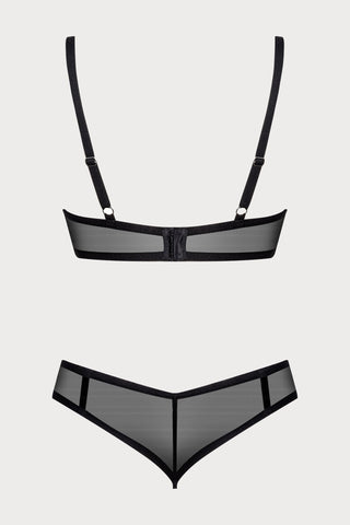 Obsessive Glandez Bra & Thong Black
