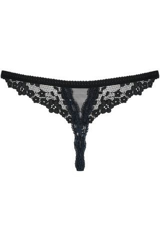 Obsessive Letica Crotchless Thong Black