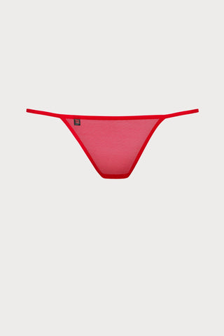 Luiza Red Mini Thong