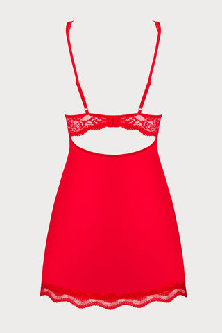 Obsessive Luvae Babydoll & Thong Red