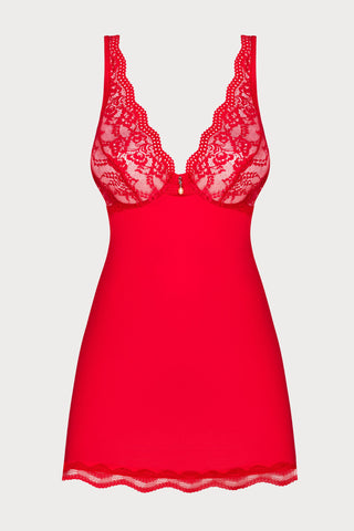 Obsessive Luvae Babydoll & Thong Red