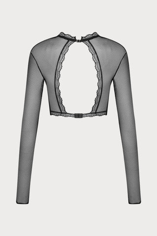 Mibelia Open Long Sleeve Top, Size X-S (UK 6-8)