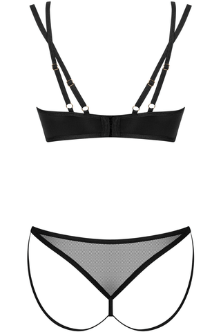 Obsessive Nesari Bra & Thong Black