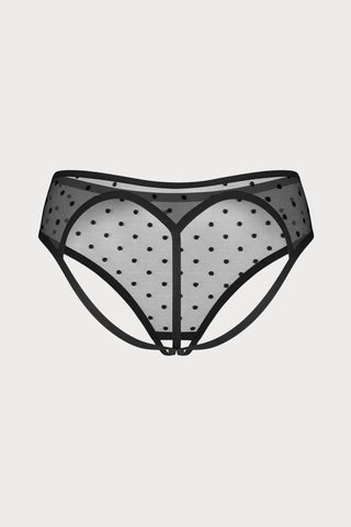 Obsessive Black Nuites Crotchless Brief 