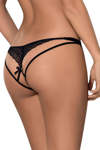 Obsessive Picantina Crotchless Thong Black