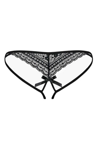 Obsessive Picantina Crotchless Thong Black