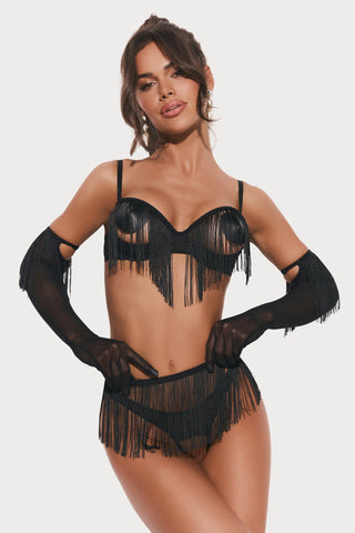 Rossy Open Fringe Set